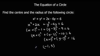 The Equation of a Circle [upl. by Anoo]