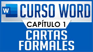 Curso Word  Capitulo 1 Carta sencilla Formal [upl. by Orin]