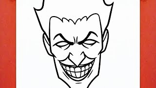 HOW TO DRAW THE JOKER [upl. by Aekim]