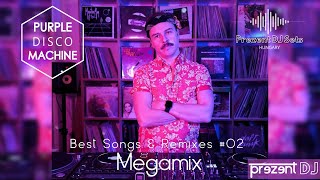 Purple Disco Machine  Best Songs amp Remixes Megamix 02 funkyhouse deepfunk discohouse [upl. by Aiuqcaj]