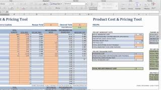 Food Product Cost amp Pricing Tutorial [upl. by Hertzog295]