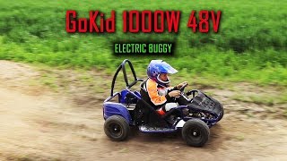 GoKid 1000w 48v Electric BuggyGokart in Action Nitro Motors [upl. by Orianna]