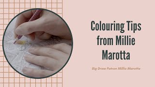 Colouring Tips from Millie Marotta [upl. by Borszcz242]