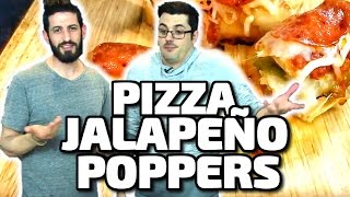 PIZZA JALAPEÑO POPPERS w Jovenshire [upl. by Ellsworth314]