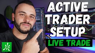 Scalping Options with ThinkorSwim Active Trader  LIVE TRADE [upl. by Fast56]