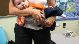 Torticollis Stretch using Boppy Pillow [upl. by Meuser584]