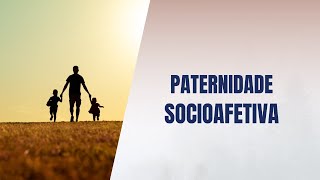 Paternidade socioafetiva [upl. by Ludovico509]