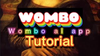 Wombo ai Tutorial  How to use Wombo app [upl. by Heyde]