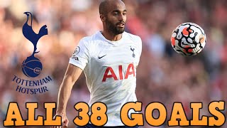 Lucas Moura  All 38 Goals for Tottenham Hotspur so far  20182022 [upl. by Nnodnarb]