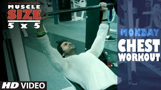 Monday  CHEST WORKOUT  quotMUSCLE SIZE 5x5quot PROGRAM by Guru Mann [upl. by Sisto]