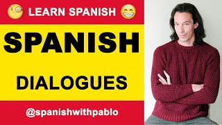 Castilian Spanish Situational Conversations  Dialogues Compilation part 1 [upl. by Kara]