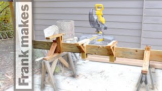 Making A Miter Saw Stand [upl. by Leunad]