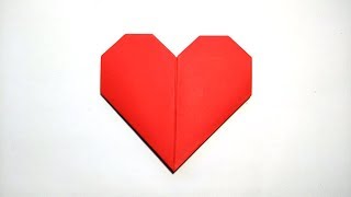 COMO HACER UN CORAZON DE PAPEL Audio Español  How to make a paper heart san valentin [upl. by Zebadiah]