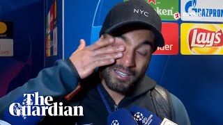 Lucas Moura cries after being shown footage of his matchwinning goal [upl. by Natan]