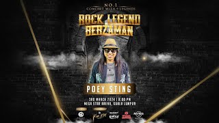 POEY STING  Konsert Rock Legend Berzaman [upl. by Landel]