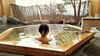 Japanese OnsenHot Springs PART 2 （kinokonosato） [upl. by Salli719]