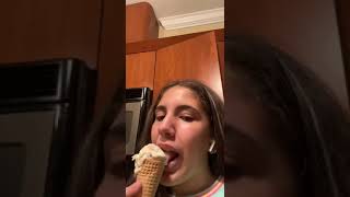 Cute Girl Licking Ice Cream 🤤 [upl. by Annasiul]