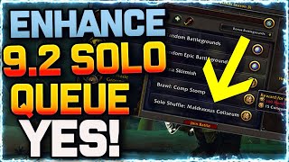 🔥SOLO QUEUE TESTING Enhance Shaman  Shadowlands PvP Arena [upl. by Khudari155]