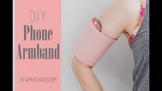 DIY Phone Armband  How to Make a Phone Armband [upl. by Lesly]