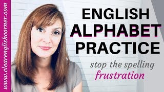 How to Say English Letters American English Alphabet Pronunciation [upl. by Sirmons]