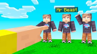 Can YOU FIND The REAL MrBEAST Minecraft Guess Who [upl. by Joseito]