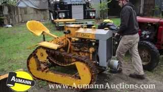 Cletrac Model F Crawler Tractor  Ken Avery Antique Tractor Collection Auction [upl. by Rissa]