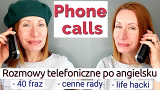 Rozmowy telefoniczne po angielsku  40 fraz cenne rady oraz lifehacki [upl. by Carman]