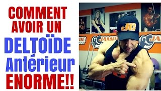 Musculation  Unique Mouvement Pour Le Deltoïde Antérieur [upl. by Monie203]