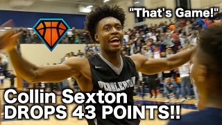 Collin Sextons MOST CLUTCH High School Performance  43 Points amp CRAZY Buzzer Beater in Playoffs [upl. by Neelloc]