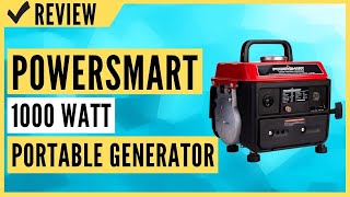 PowerSmart 1000 Watt Portable Generator Review [upl. by Lenard44]