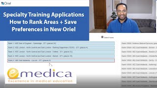 Specialty Training Applications  How to Rank Areas and Save Preferences in New Oriel [upl. by Lacefield718]