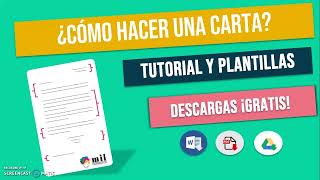 👉Cómo hacer una CARTA FORMAL o INFORMAL  Plantillas y Tutorial 2023 [upl. by Aenyl]