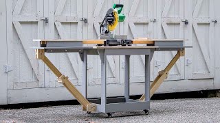 DIY Miter Saw Station [upl. by Yevi655]