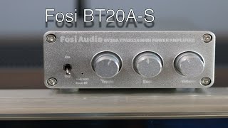 Big Sound in a Small Package Fosi Audio BT20AS Bluetooth Amp Review [upl. by Ailene]