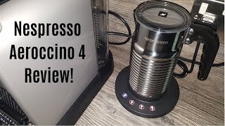 Nespresso Aeroccino 4 Milk Frother Review  Worth upgrading from the Aeroccino 3 [upl. by Alys]