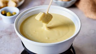 How To Make Vegan Cheese FONDUE [upl. by Yracaz]