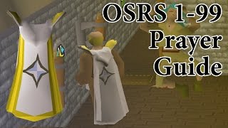 UPDATED GUIDE in DESCRIPTION  OSRS 199 Prayer Guide [upl. by Delanos440]