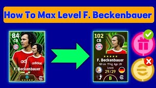 How To Train Beckenbauer In eFootballPes 2024 [upl. by Delp]