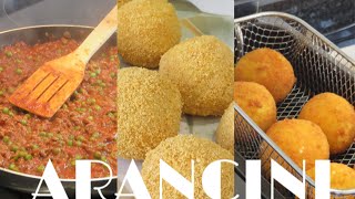 Authentic Sicilian Arancini Rice balls  Calogeros Secrets [upl. by Neellek289]