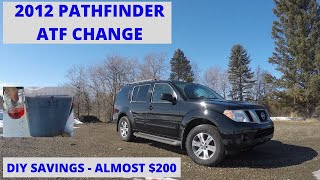 2012 Nissan Pathfinder Automatic Transmission Fluid Change [upl. by Dannie221]