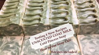 Make Soap at Home  Testing 4 CP Soap Recipes included  How to use Soap Calc  Ellen Ruth Soap [upl. by Inna]