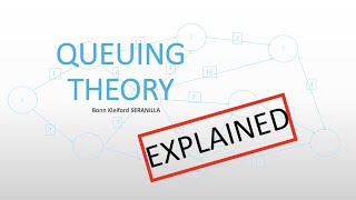 Queuing Theory Tutorial  QueuesLines Characteristics Kendall Notation MM1 Queues [upl. by Eddy]