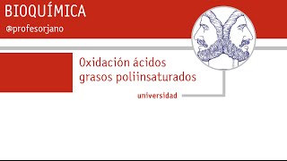 OXIDACIÓN ACIDOS GRASOS INSATURADOS YT [upl. by Ennairb1]