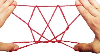 Cats Cradle String Trick How To Make A Butterfly String Figure [upl. by Tabbatha444]