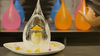 MAGICAL ICE DROP PANNA COTTA DESSERT RECIPE How To Cook That Ann Reardon [upl. by Ettedualc]