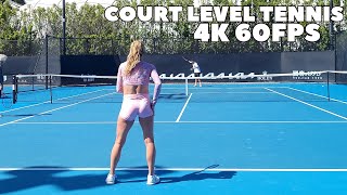 Camila Giorgi Liudmila Samsonova amp Yulia Putintseva  Court Level Practice 2023 4K 60FPS [upl. by Ozne841]