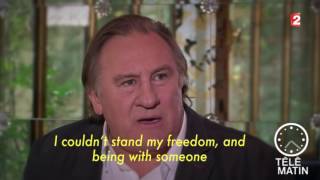 Gerard Depardieu Interview [upl. by Ebert]