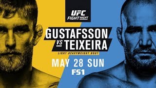 UFC Fight Night 109  Gustafsson Vs Teixeira [upl. by Mavilia]