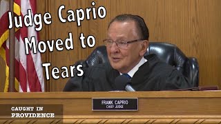 Judge Caprio Gets Emotional [upl. by Itram]