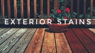 STAINING A DECK  Exterior Wood Staining for Beginners [upl. by Monagan]